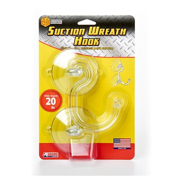 Adams Mfg Adams Manufacturing 239053 Double Suction Wreath Hook 239053 - main